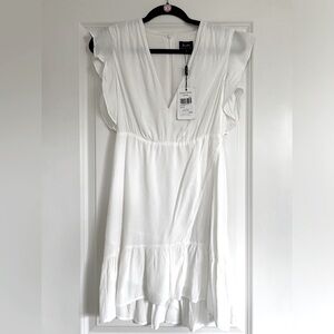 NWT Bardot Ivory Flowy Mini Fit & Flare Dress Size US 4/XS
